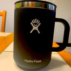 Hydro flask 24 ounce travel mug.